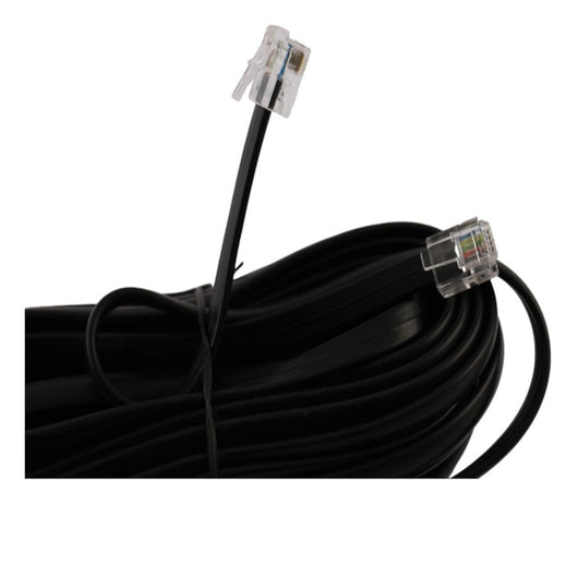 Cavo modulare telefono da spina RJ12 a spina RJ12 6P6C 10mt nero Aleyay