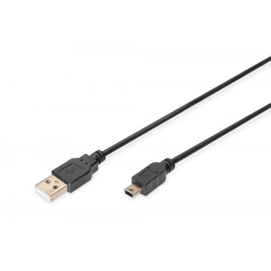 Cavo USB 2.0 A-mini B m-m - 1,80 m - Nero