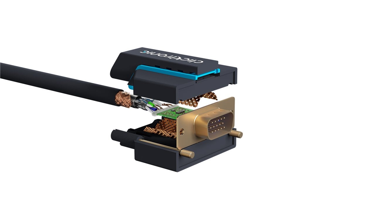 Cavo VGA Alta Risoluzione Connettori Dorati 5m