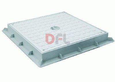 CHIUSINI COPERCHI TAPPO CARRABILE TELAIO + COPERCHIO IN POLIPROPILENE CM.20X20