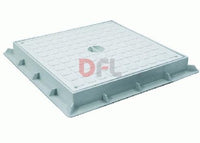 CHIUSINI COPERCHI TAPPO CARRABILE TELAIO + COPERCHIO IN POLIPROPILENE CM.20X20