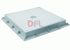 CHIUSINI COPERCHI TAPPO CARRABILE TELAIO + COPERCHIO IN POLIPROPILENE CM.20X20