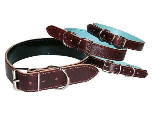COLLARI COLLARE IN CUOIO PER CANI MM.25X550