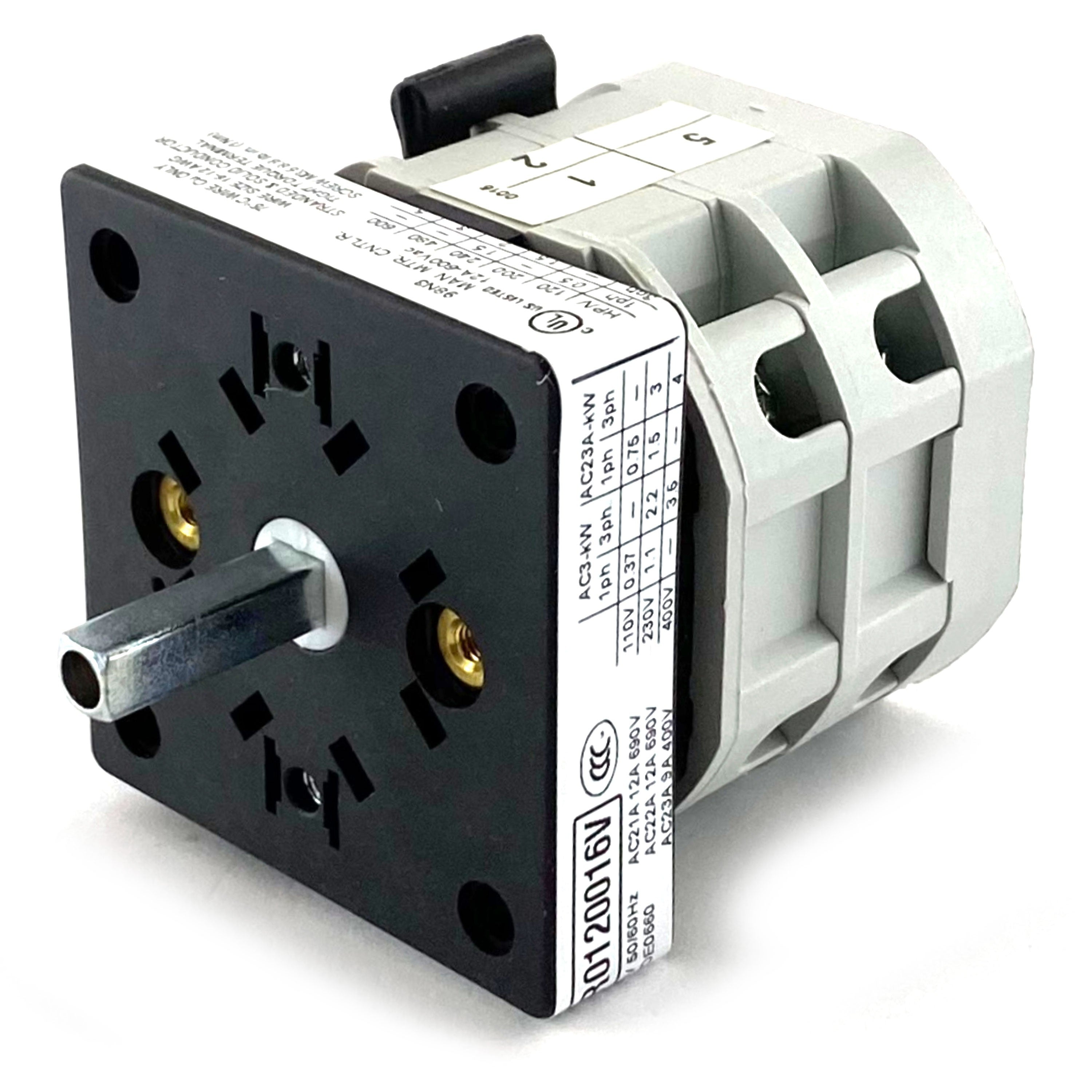 Commutatore voltmetro 0-L1-L2-L3 Bremas Ersce