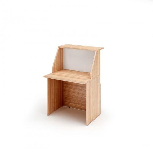 Composizione reception in melaminico ad angolo per ufficio cm. 396x156x117h