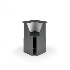 Composizione reception in melaminico da ufficio cm. 216x156x117h