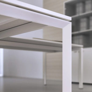 Composizione scrivanie da ufficio direzionale cm. 560/640/720/800x80x74h