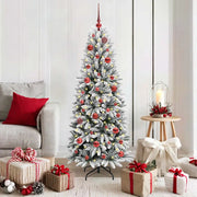 Albero di Natale artificiale con 150 LED Bianco 150 cm 3396033