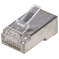 Confezione da 100 Plug Modulari RJ45 Cat.5e STP