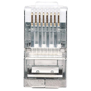Confezione da 100 Plug Modulari RJ45 Cat.5e STP