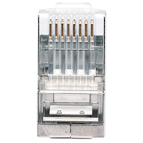 Confezione da 100 Plug Modulari RJ45 Cat.5e STP