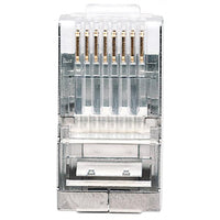 Confezione da 100 Plug Modulari RJ45 Cat.5e STP