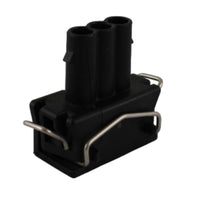 Connettore Junior Power Timer JPT Nero Molla Metallica 3 Vie DELPHI