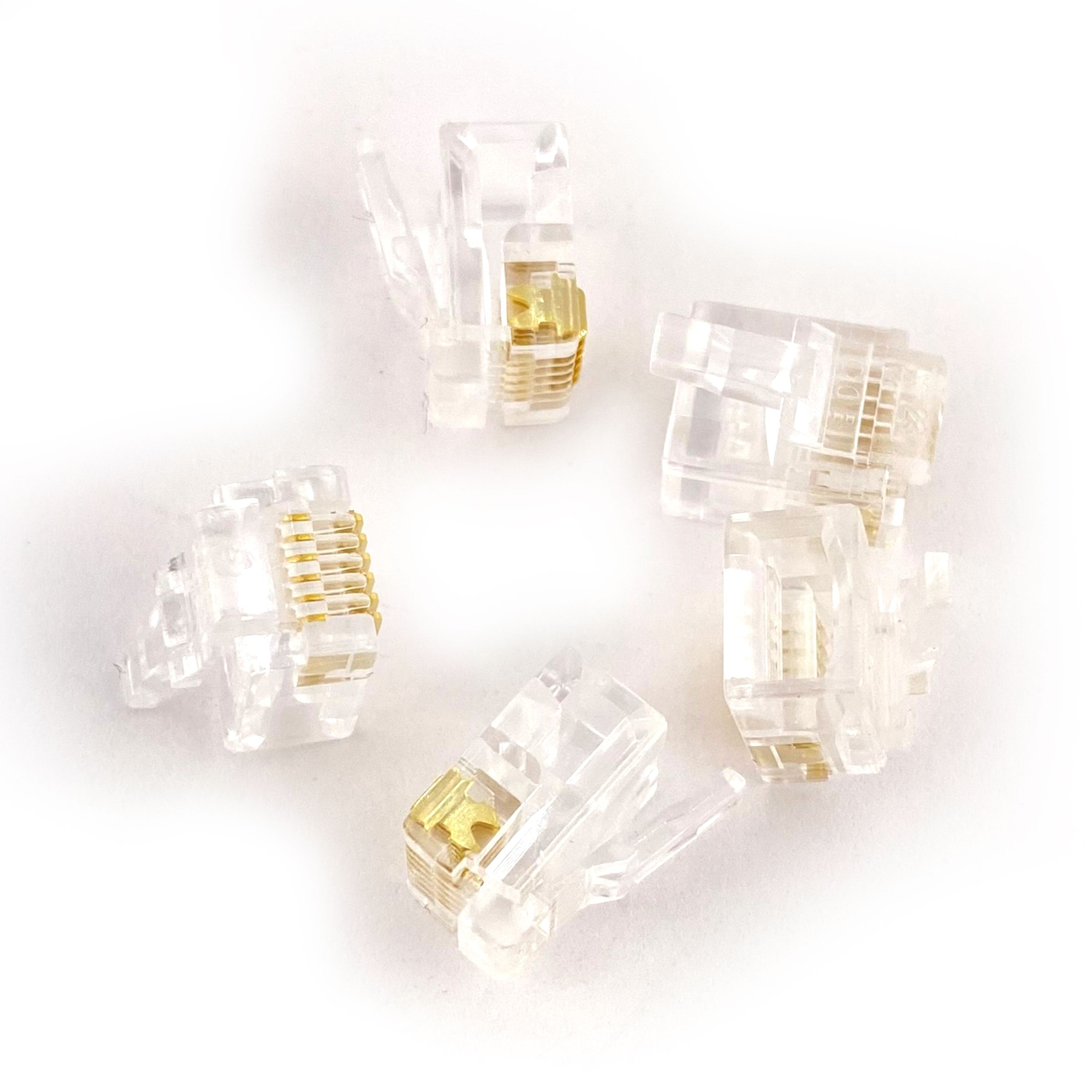 Connettore telefonico maschio 6 vie Aleyay