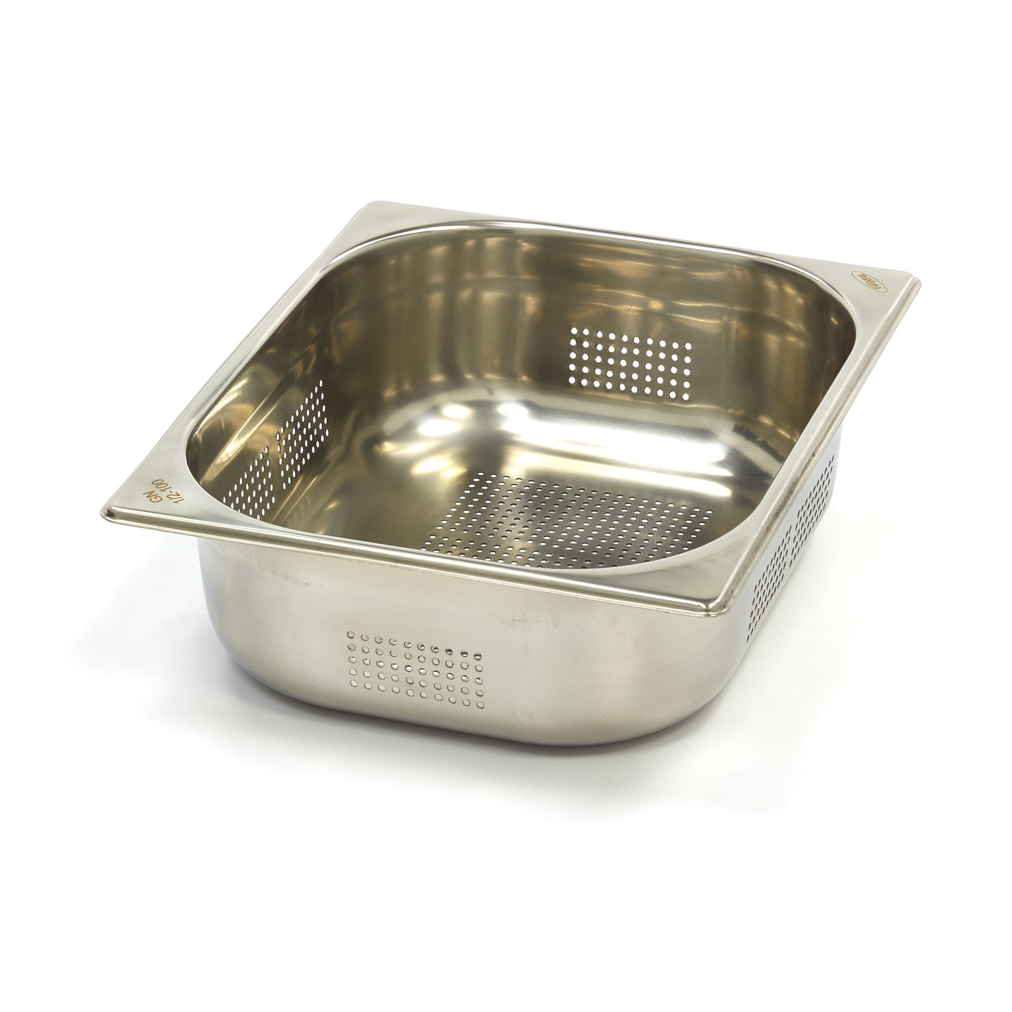 Contenitore Gastronorm - 1/2 GN - Profondità 10cm - Acciaio Inox - Forato