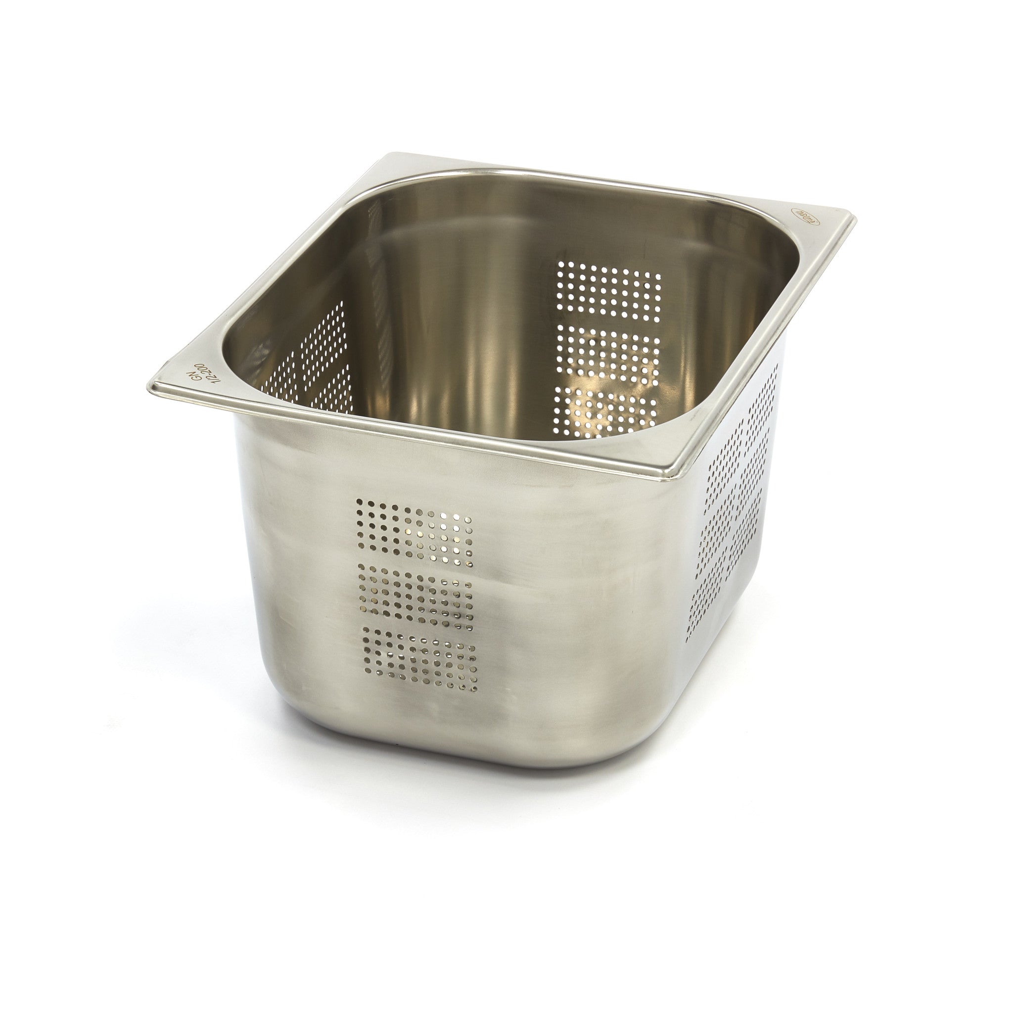 Contenitore Gastronorm - 1/2 GN - Profondità 20cm - Acciaio Inox - Forato