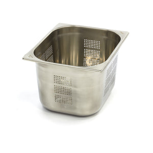 Contenitore Gastronorm - 1/2 GN - Profondità 20cm - Acciaio Inox - Forato