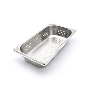 Contenitore Gastronorm - 1/3 GN - Profondità 6,5cm - Acciaio Inox - Forato