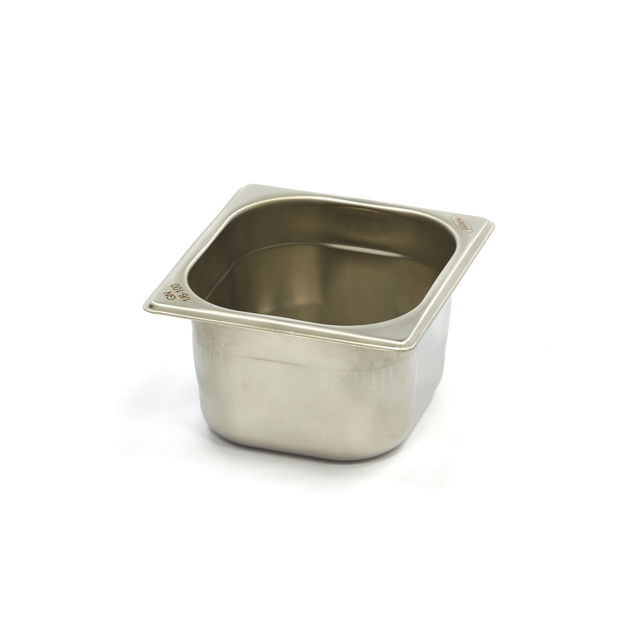 Contenitore Gastronorm - 1/6 GN - Profondità 10cm - Acciaio Inox