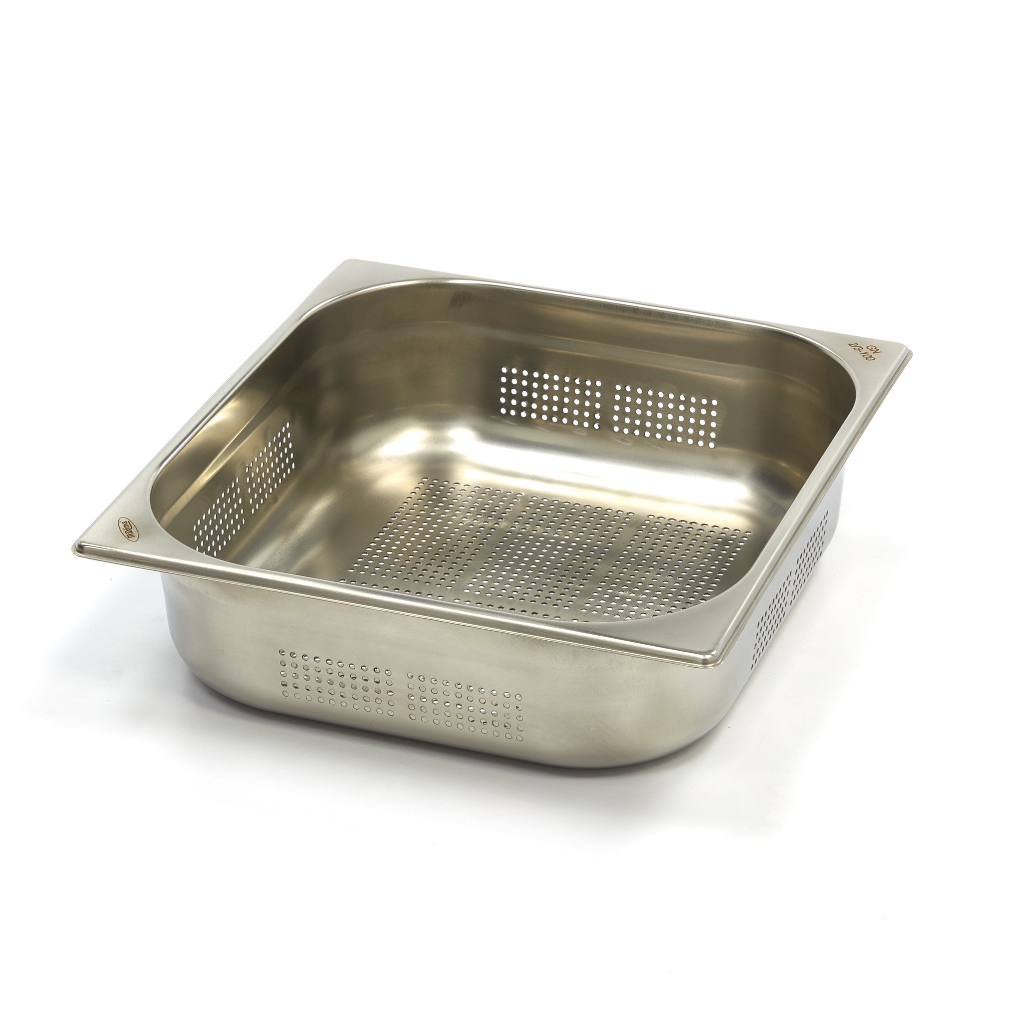 Contenitore Gastronorm - 2/3 GN - Profondità 10cm - Acciaio Inox - Forato