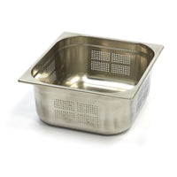 Contenitore Gastronorm - 2/3 GN - Profondità 15cm - Acciaio Inox - Forato