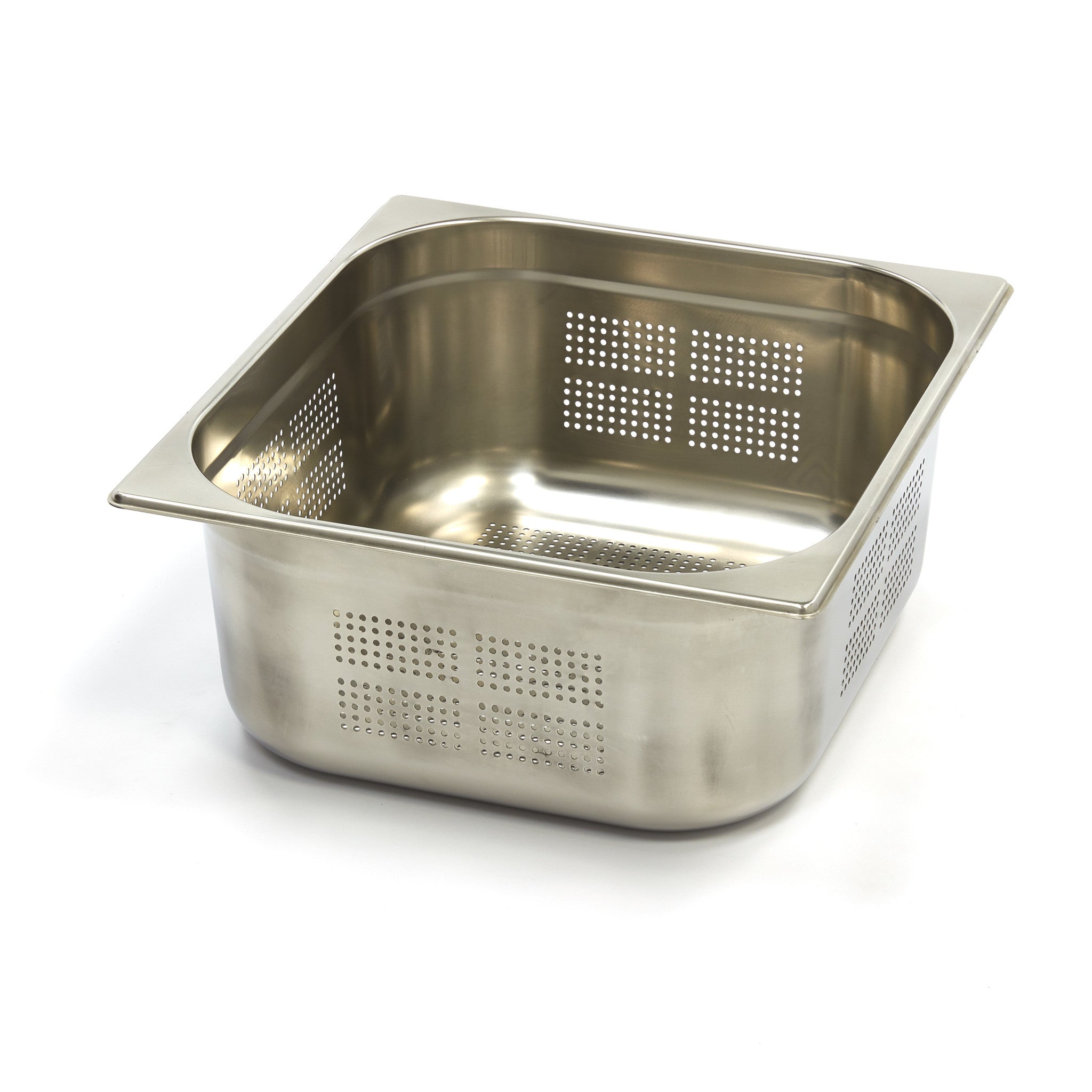 Contenitore Gastronorm - 2/3 GN - Profondità 15cm - Acciaio Inox - Forato