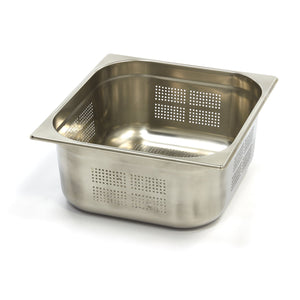 Contenitore Gastronorm - 2/3 GN - Profondità 15cm - Acciaio Inox - Forato