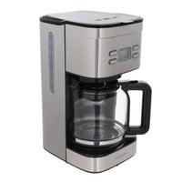 CONTINENTAL EDISON Caffettiera con filtro programmabile - CECF12TIX - 1,25 L - Acciaio inossidabile