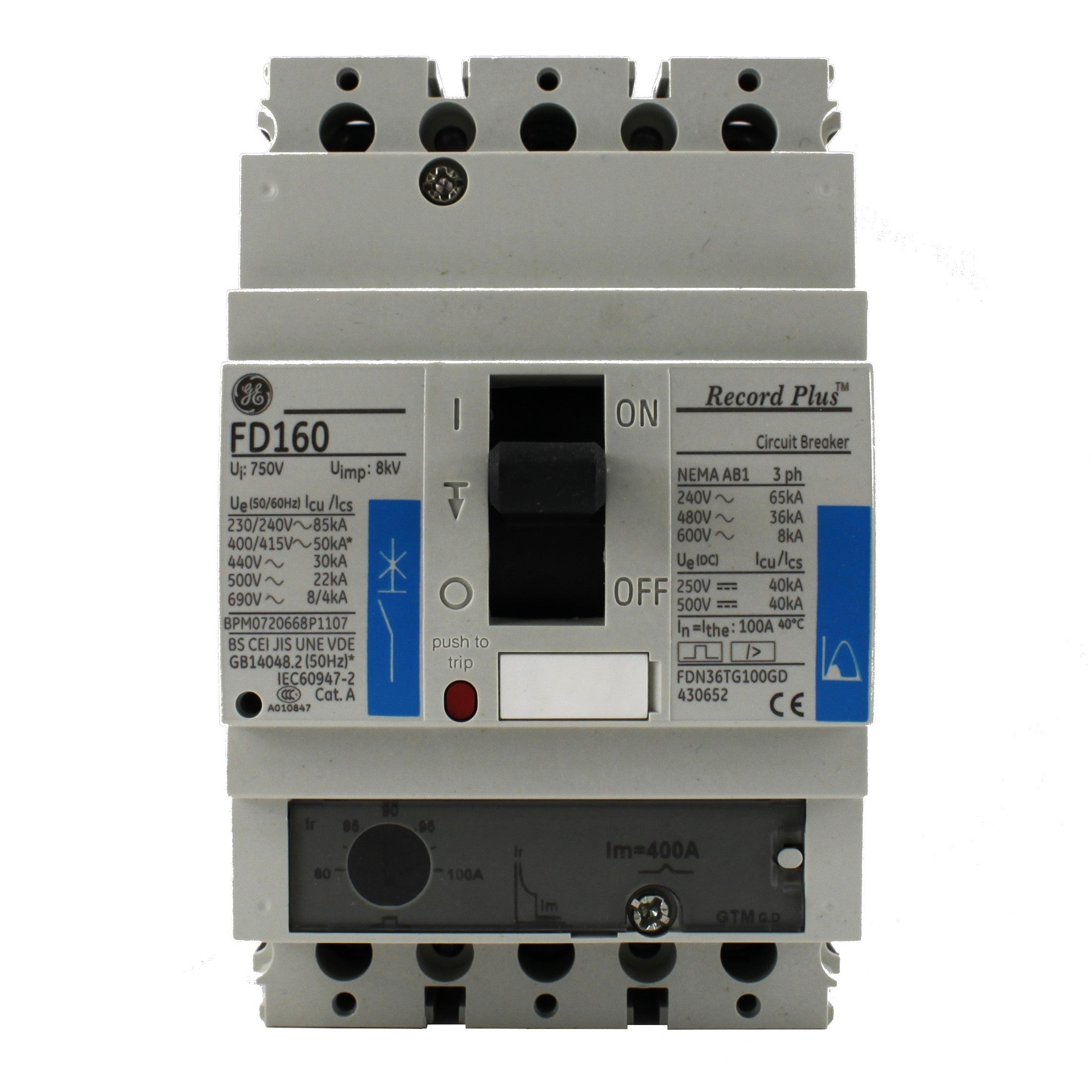 Control 80A-100PG 3 pole Ge power