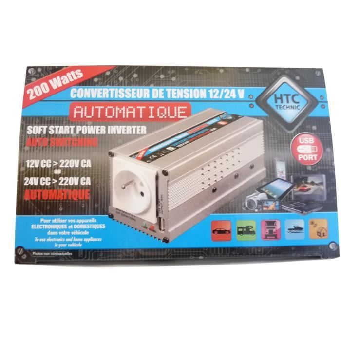 Convertitore 200 W USB 0,5 A