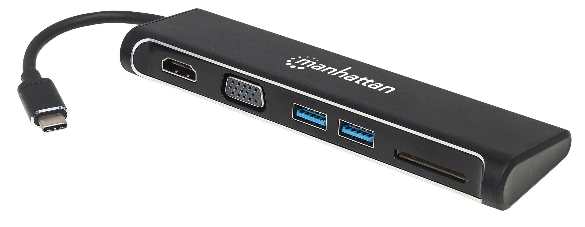 Convertitore USB-C a HDMI / VGA Docking Station 4-in-1
