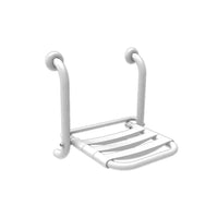 Sedile doccia ribaltabile con doghe nylon