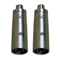 Coppia adattatori audio XLR Maschio e RCA Femmina -