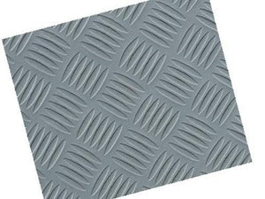 COPRIPAVIMENTO PVC TIPO LAMIERA ARGENTO 9745 CM.H100 - 25 MT