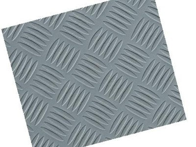 COPRIPAVIMENTO PVC TIPO LAMIERA ARGENTO 9745 CM.H100 - 25 MT