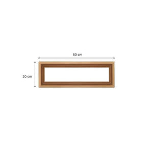 Cornice sagomata - NORDLINGER PRO - 20 x 60 cm - 42 x 14 mm - FSC 100%