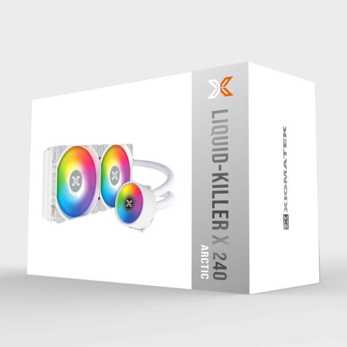 CPU WaterCooling - Xigmatek - Liquid Killer x 240 Arctic - White - 2x120mm