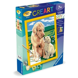 CreArt Kids 18x24 cm Amore materno, Kit da dipingere con i numeri, Numeri artistici, Dai 7 anni in su, 25827, Ravensburger