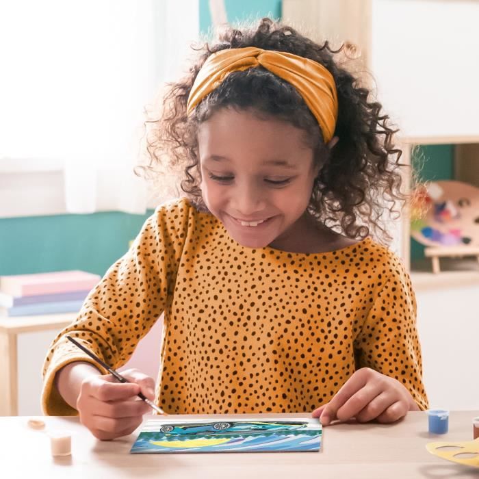 CreArt Kids 18x24cm Lamborghini, Kit di pittura con i numeri, Numero d'arte, Età 7+, 25842, Ravensburger