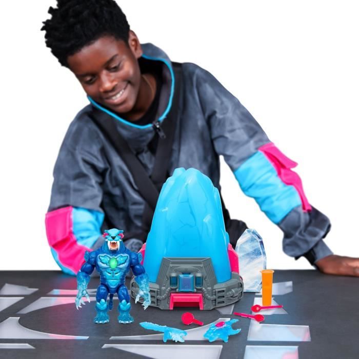 Cryo Lab - MOOSE TOYS - Mr. Beast Lab - 18 cm, 30 luci e suoni, 2 animali da collezione