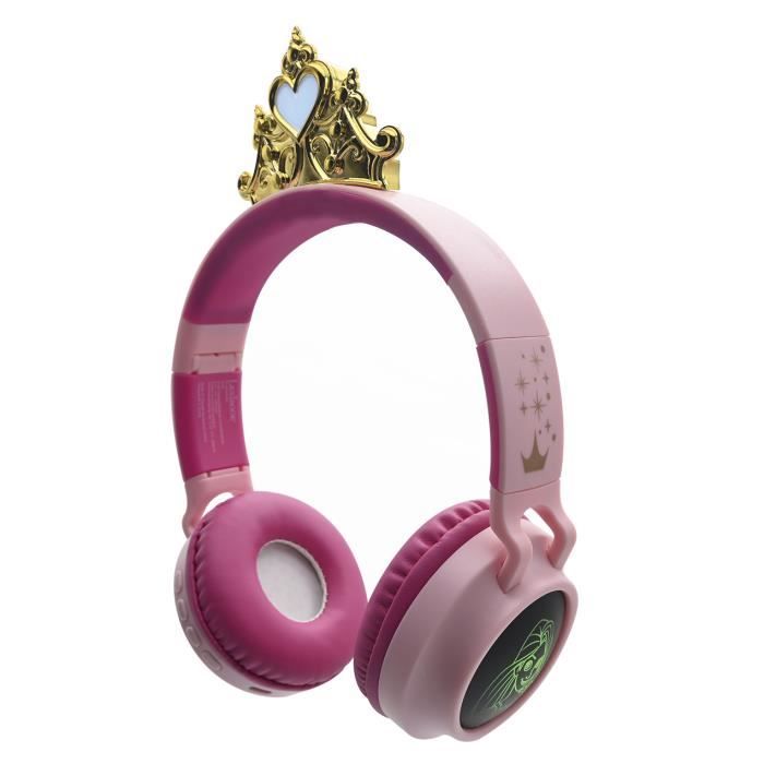 Cuffie Bluetooth Disney Princess con effetti luminosi