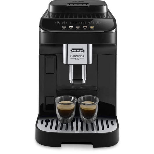 De'Longhi Magnifica Evo, Macchina per caffè espresso con macinacaffè, tecnologia per bevande al latte, ECAM290.61.B, Nero
