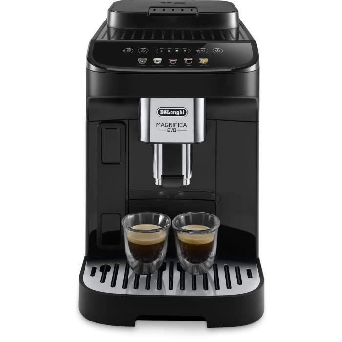 De'Longhi Magnifica Evo, Macchina per caffè espresso con macinacaffè, tecnologia per bevande al latte, ECAM290.61.B, Nero