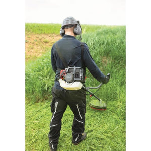 Decespugliatore a scoppio SCHEPPACH BCH3300-100PB - 32,6cm con 2  rocchetto e imbracatura a spalla