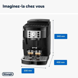 DELONGHI ECAM22.140.B MAGNIFICA Macchina per caffè espresso automatica con macinacaffè - Nero