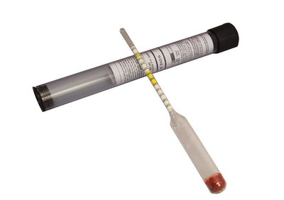 DENSIMETRO PER FERMENTAZIONE BIRRA IN VETRO SENZA TERMOMETRO