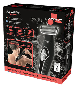 Depilatore Uomo 3 Regolazioni Impermeabile Ricaricabile Rifinitura Corpo 60 Min