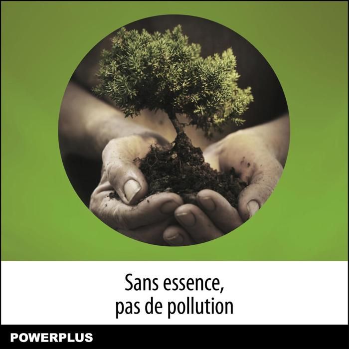 Dimensione a doppia altezza di potenza Powdpg7536 - batteria da 40 V, senza batteria o caricabatterie, lama da 670 mm, deviazione da 22 mm