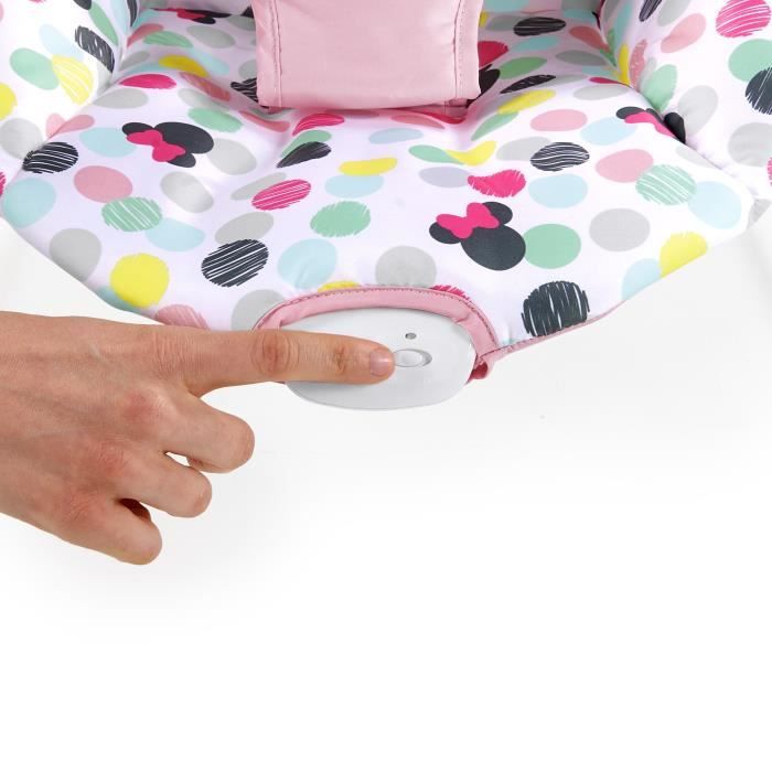 Disney Baby Sdraietta Minnie Spotty Dotty con vibrazioni e arco gioco