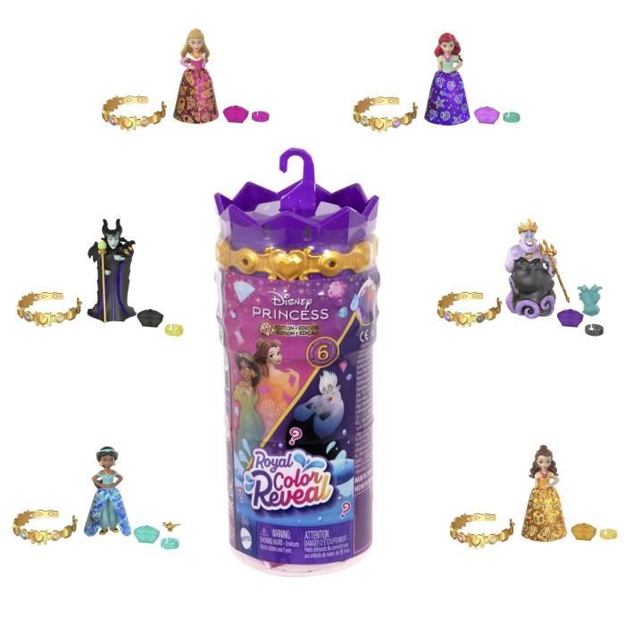 Disney Princesses-Mini-Royalty Dolls Color Reveal-Assortimento HXH16
